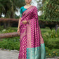 Pink Banarasi Silk Woven Design Kanjeevaram Saree