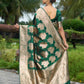 Mint Green Banarasi Silk Woven Design Kanjeevaram Saree