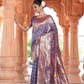 Blue Banarasi Silk Woven Design Kanjeevaram Saree