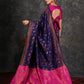 Purple Banarasi Silk Woven Design Kanjeevaram Saree