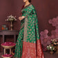 Green Banarasi Silk Woven Design Kanjeevaram Saree