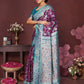 Purple Banarasi Silk Woven Design Kanjeevaram Saree