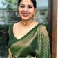 Green Banarasi Silk Woven Design Kanjeevaram Saree